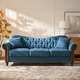 preview thumbnail 19 of 22, Mario Traditional 83"Wide Tufted Sofa With Solid Wood Legs and Pillows by HULALA HOME