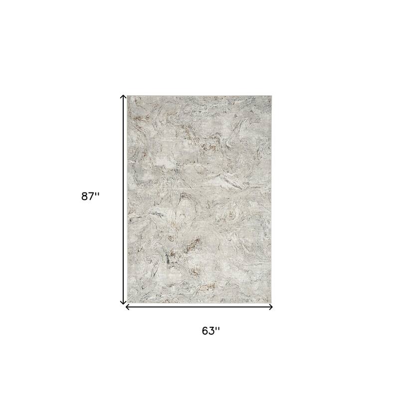 Power Loomed Abstract Modern Non Skid Stain Resistant Area Rug