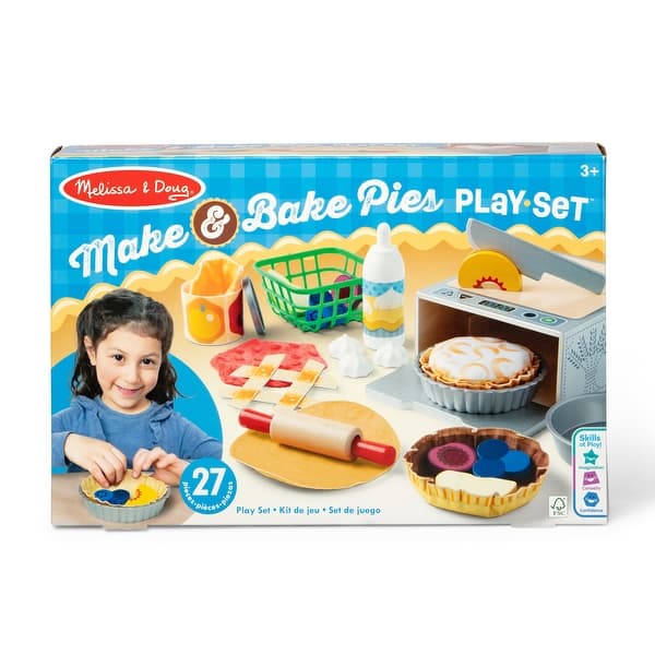 slide 2 of 5, Melissa & Doug Make & Bake Pies Play Set - Multi Multi - Kids