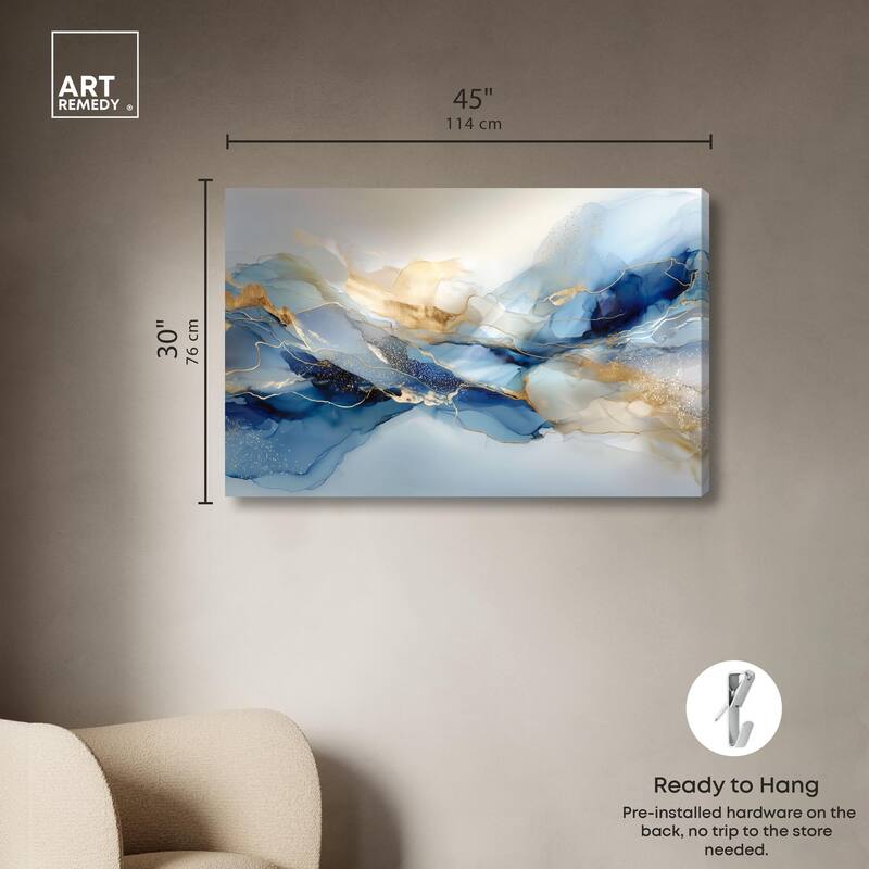 Postmodern Flow I Canvas by Art Remedy, Gallery Wrapped