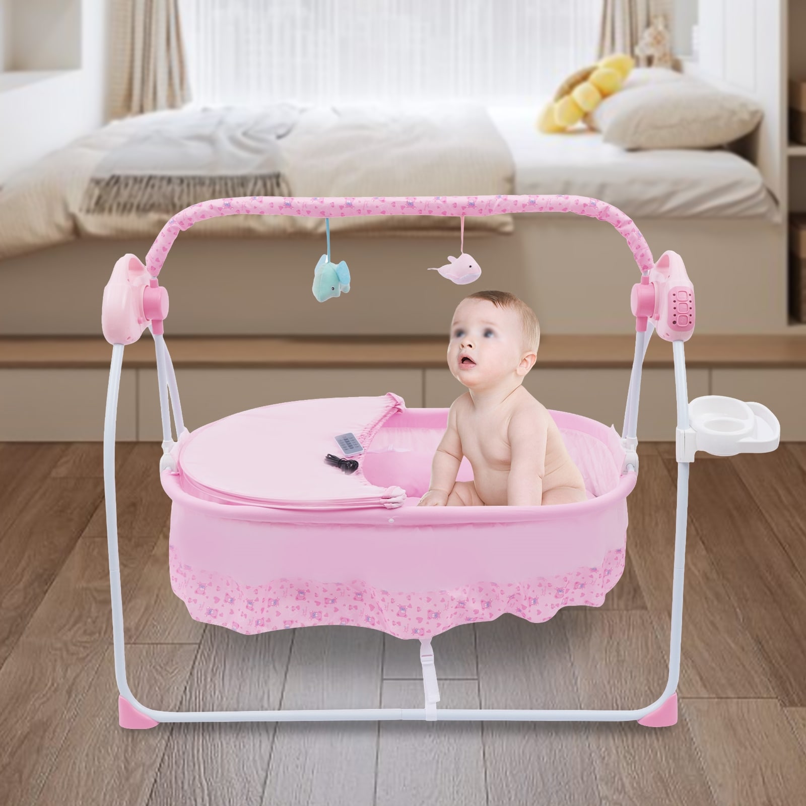 Lofn 0 18 Months 25kg Electric Crib Bassinet Baby Cradle On Sale