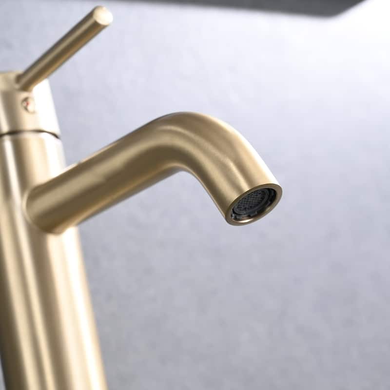 YASINU Bathroom Sink Faucet Single Handle Vessel Sink Faucet