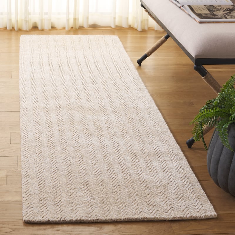 SAFAVIEH Handmade Glamour Ostilia Chevron Viscose Rug
