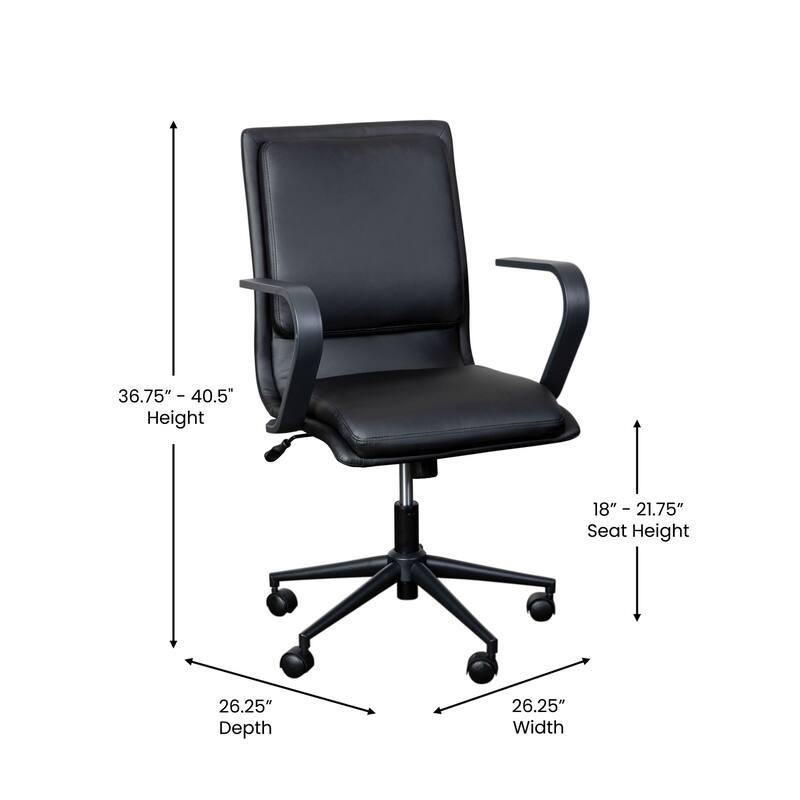 Designer Executive Swivel Office Chair with Arms