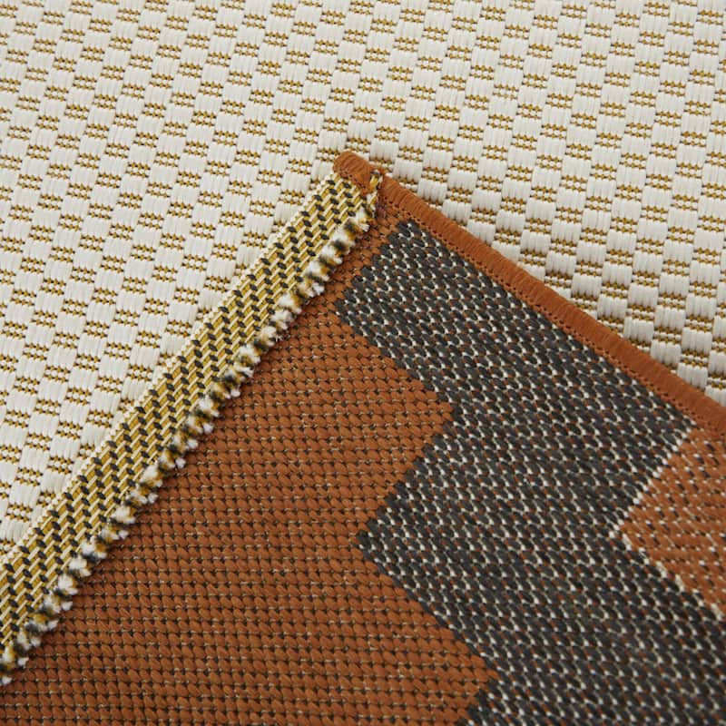 Laurie Southwestern Border Indoor/Outdoor Area Rug