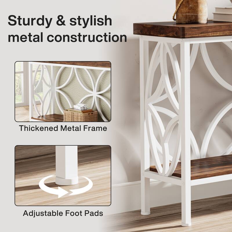 70.9 Inches Narrow Sofa Console Table for Entryway, Living Room