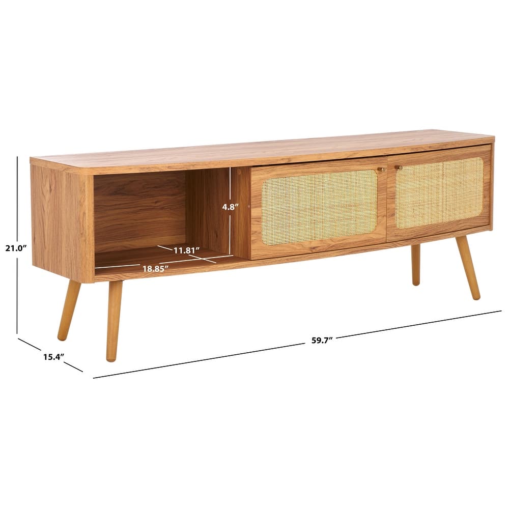 SAFAVIEH Home Cielle 2 Door Media Stand. - 60"Wx15"Dx21"H