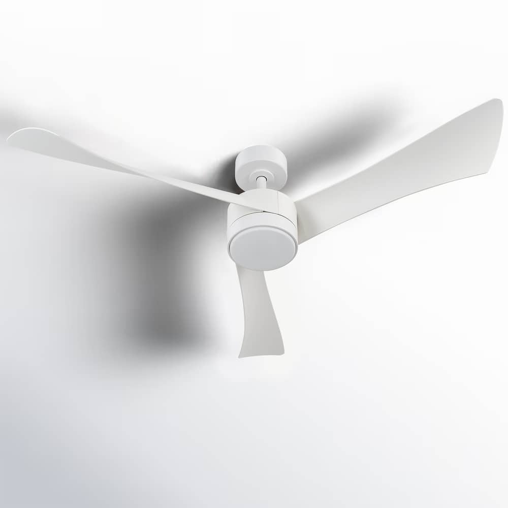 CO-Z 54" 3 -Blade Color-Changing LED Large Room Ceiling Fan With Light and Remote