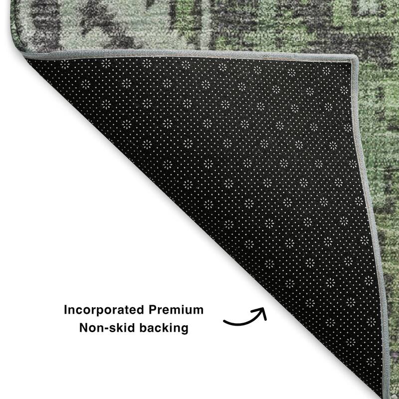 Premium Washable Super Soft Vintage Patchwork Mayfield Rug