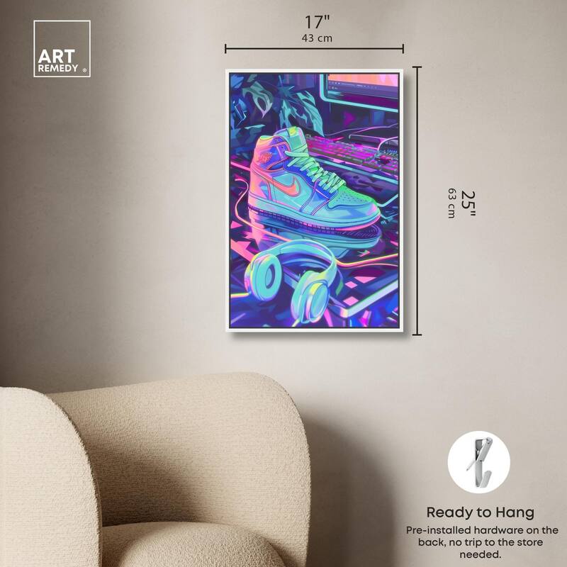 PC Gamer Sneaker Canvas by Art Remedy