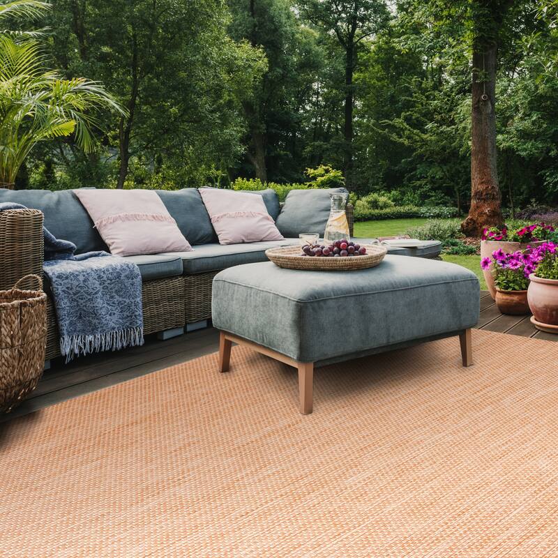 SAFAVIEH Courtyard Jonell Indoor/ Outdoor Patio Backyard Rug