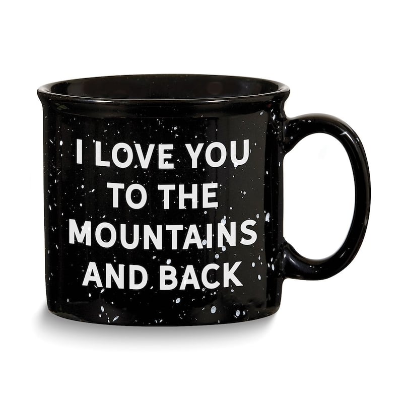 Curata I Love You to The Mountains and Back 13 Ounce Ceramic Mug