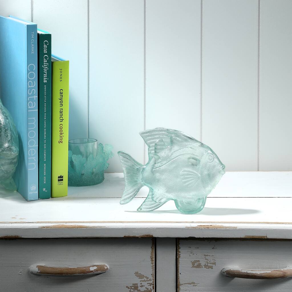 7" Clear Resin Tropical Fish