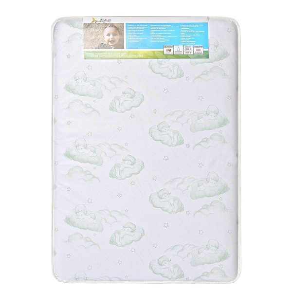 slide 2 of 3, Dream On Me 3-inch Square Corner Playard Mattress Vinyl