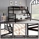 preview thumbnail 15 of 41, Twin Over Full Bunk Bed,Solid Wood Frame,High Guardrail,Safe for Kids