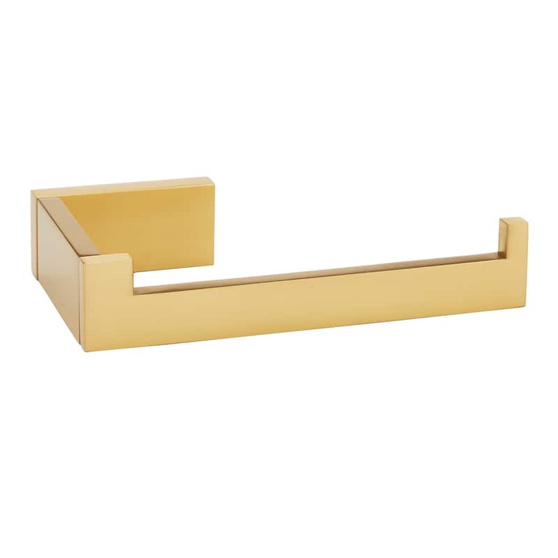Alno A6466R Linear 6" Wide Solid Metal Euro Modern Right Hand Slide - Satin Brass