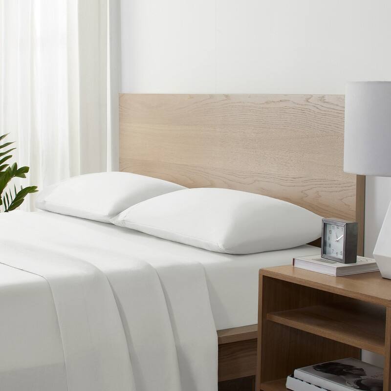 Serta Supersoft Washed Cooling Sheet Set, Includes Bedding Sheets and Pillowcases