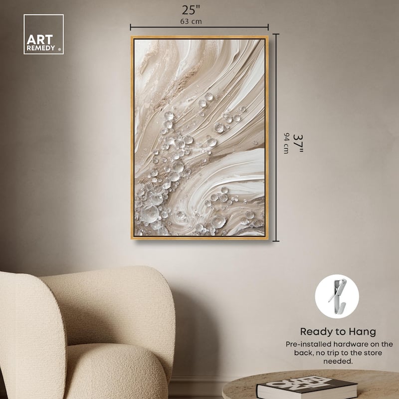 Viscous Veils III Canvas by Art Remedy