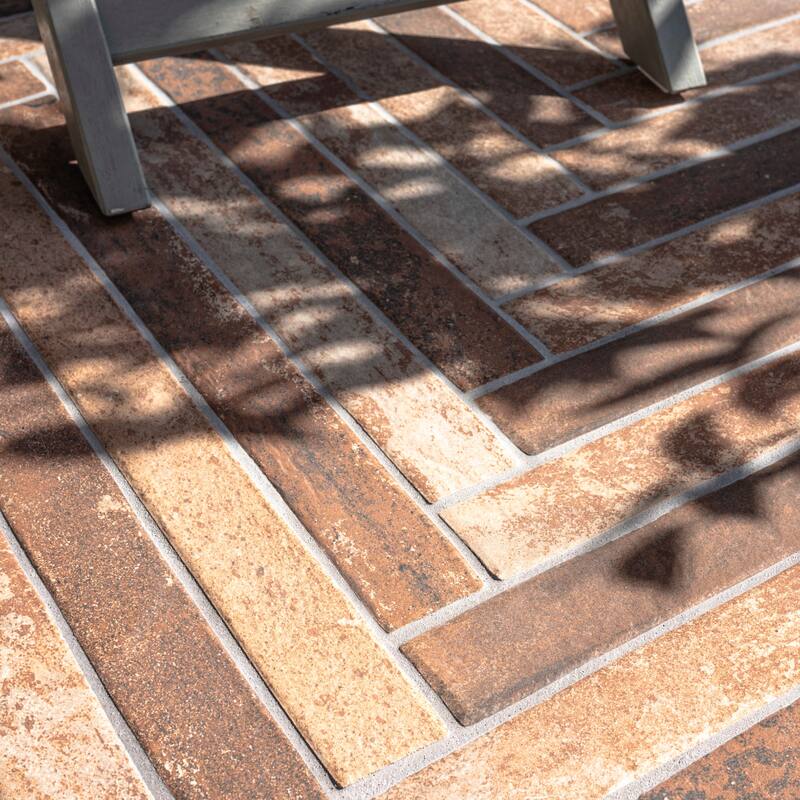 Ackland AKNPTMON2X18M-CA Montello - 2" x 18" Porcelain Brick Floor and