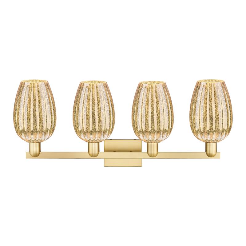 Innovations Lighting Downtown Urban - Preston - 4 Light 36" Flute Shade Bath Vanity Light