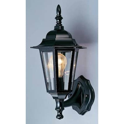 Volume Lighting 1 Light 15.5" Height Outdoor Wall Sconce with Clear