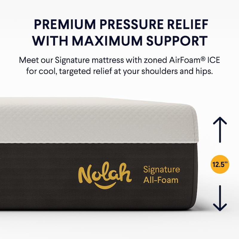 Nolah 12" Signature Mattress with Copper-Infused Foam