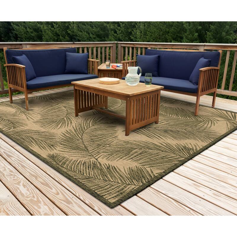 Liora Manne Carmel Fronds Indoor/Outdoor Rug