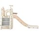 preview thumbnail 4 of 15, Climbing Crawling Playhouse Freestanding Arch Tunnel With Slide Ring Toss Basketball Hoop Toy Storage Organizer