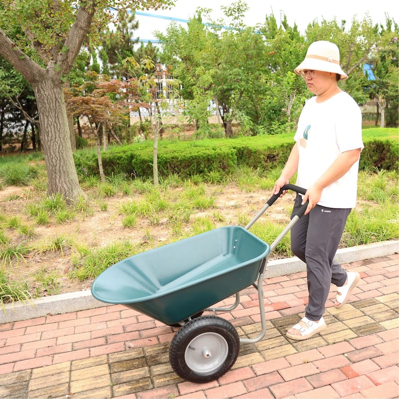 2-Wheeled Trolley, Wheel Barrow with 15" Pneumatic Wheel
