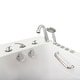 preview thumbnail 11 of 10, Ella Capri 30" Acrylic Hydro Massage Walk-In Bathtub with Outward Swing Door, 5 Piece Fast Fill Faucet, 2" Dual Drain