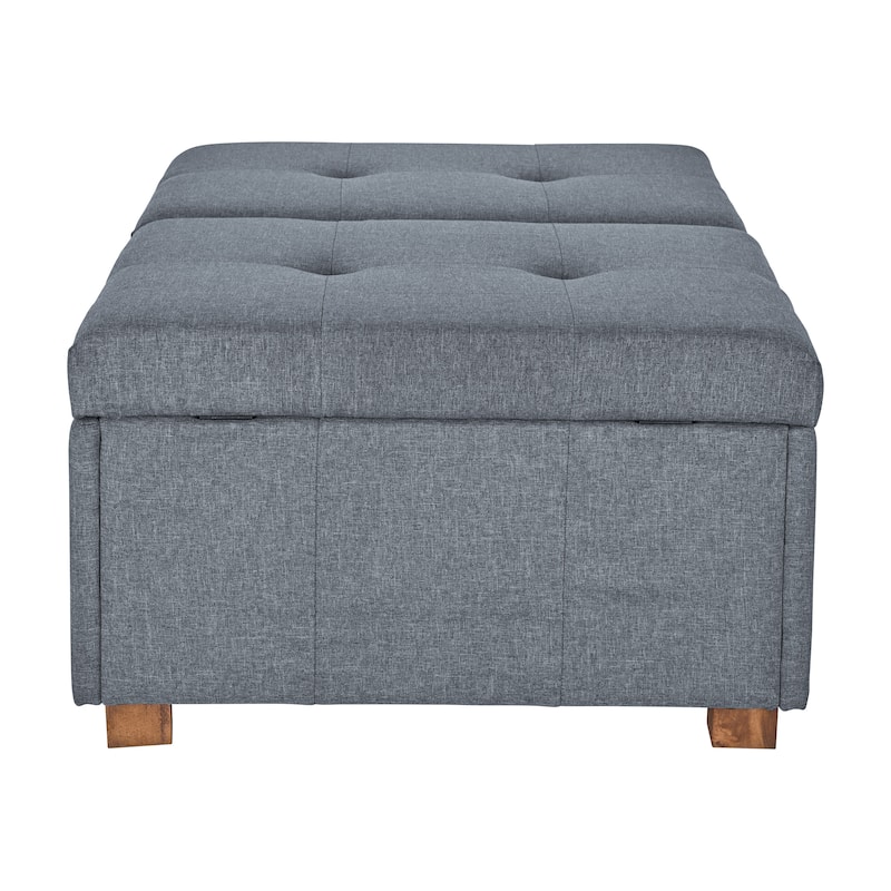 Yves Double Storage Ottoman Bench