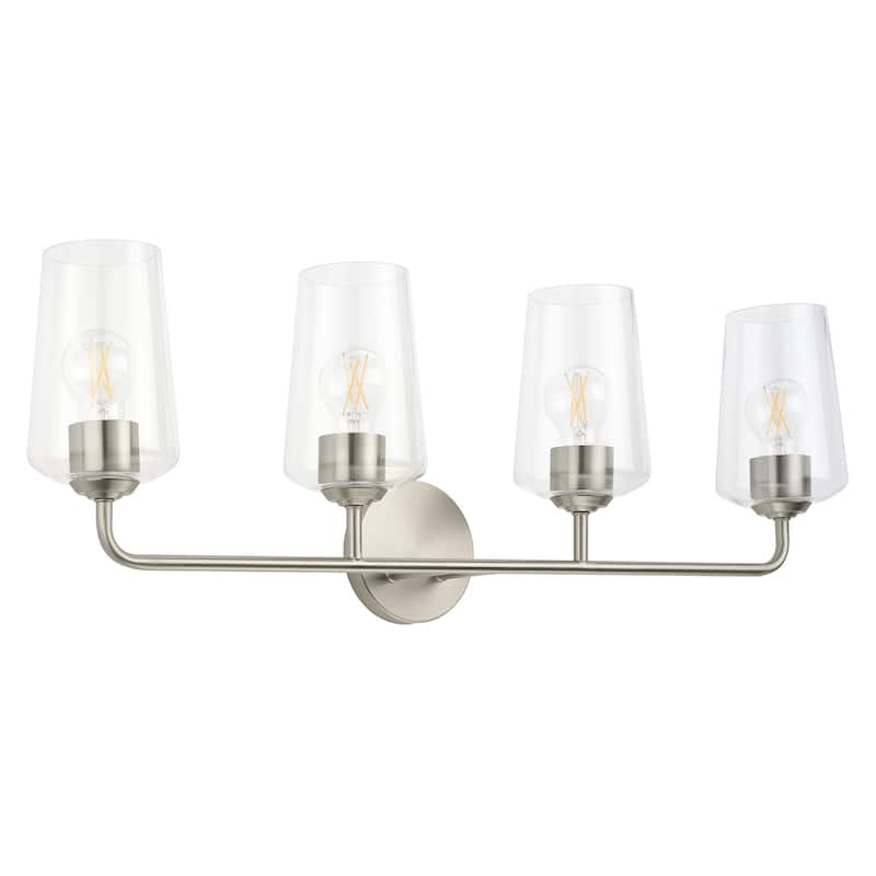 Progress Lighting P300542 Celino 4 Light 33" Wide Vanity Light with - Brushed Nickel