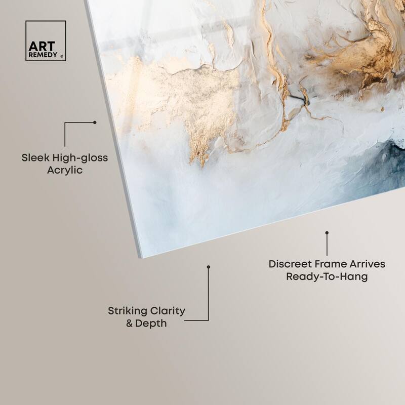 Canvas of Golden Shades Acrylic by Art Remedy, Ready to Hang