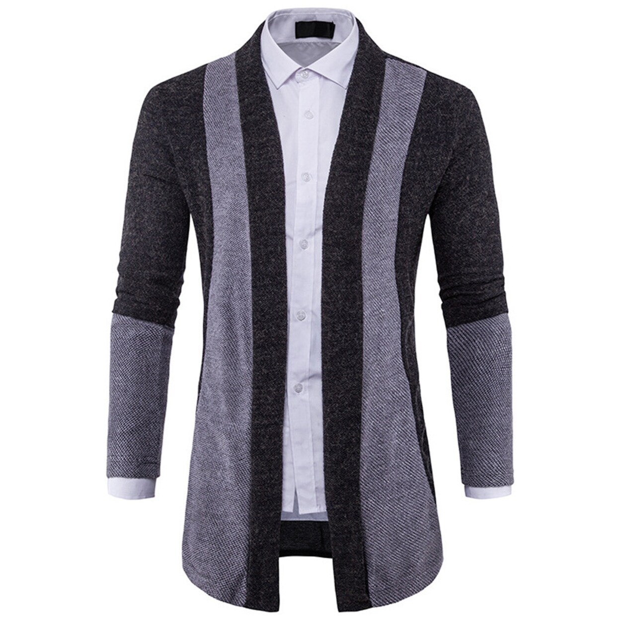 cardigan trench coat mens