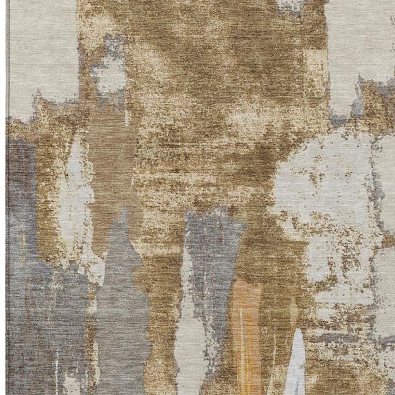 HomeRoots Abstract Transitional Rectangle Outdoor Rug