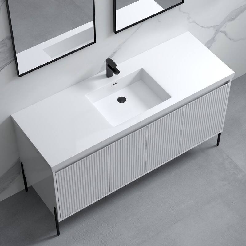 Ripple 60" Bathroom Vanity Set