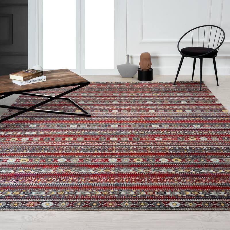 N Natori 24-Seven Outdoor/Indoor Tribal Southwestern Area Rug