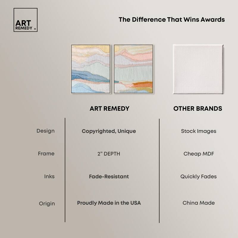 Gentle Breeze II Canvas Set of 2 by Art Remedy