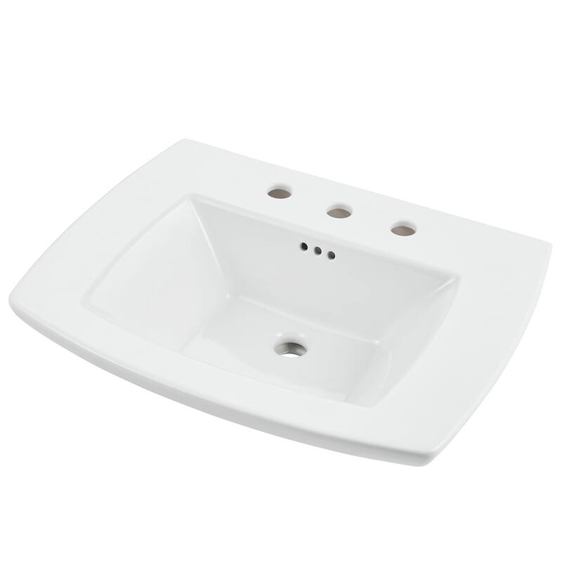 American Standard Edgemere Sink Top 8In Ctr -White (0445.008.020)