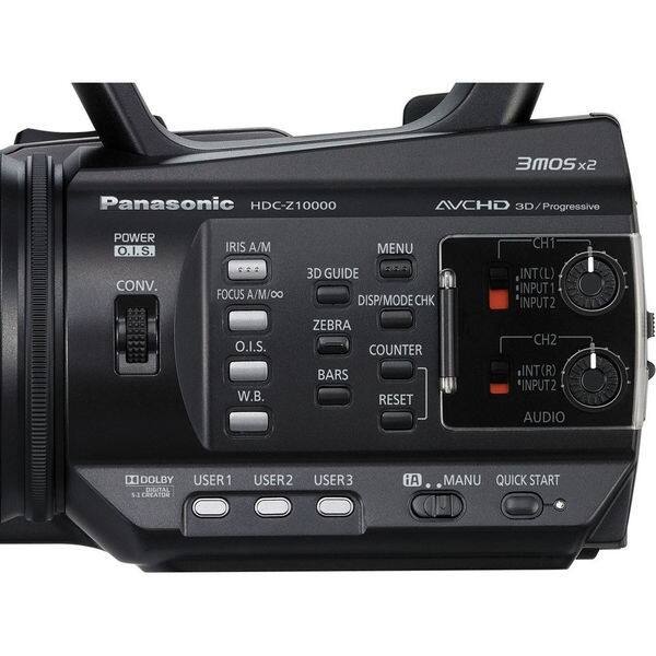 Shop Panasonic Hdc Z10000 Twin Lens 2d 3d Black Camcorder