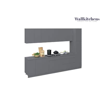 Kitchen Metropolitan Collection Gray Color Base Size 11Ft Wide - 132x24
