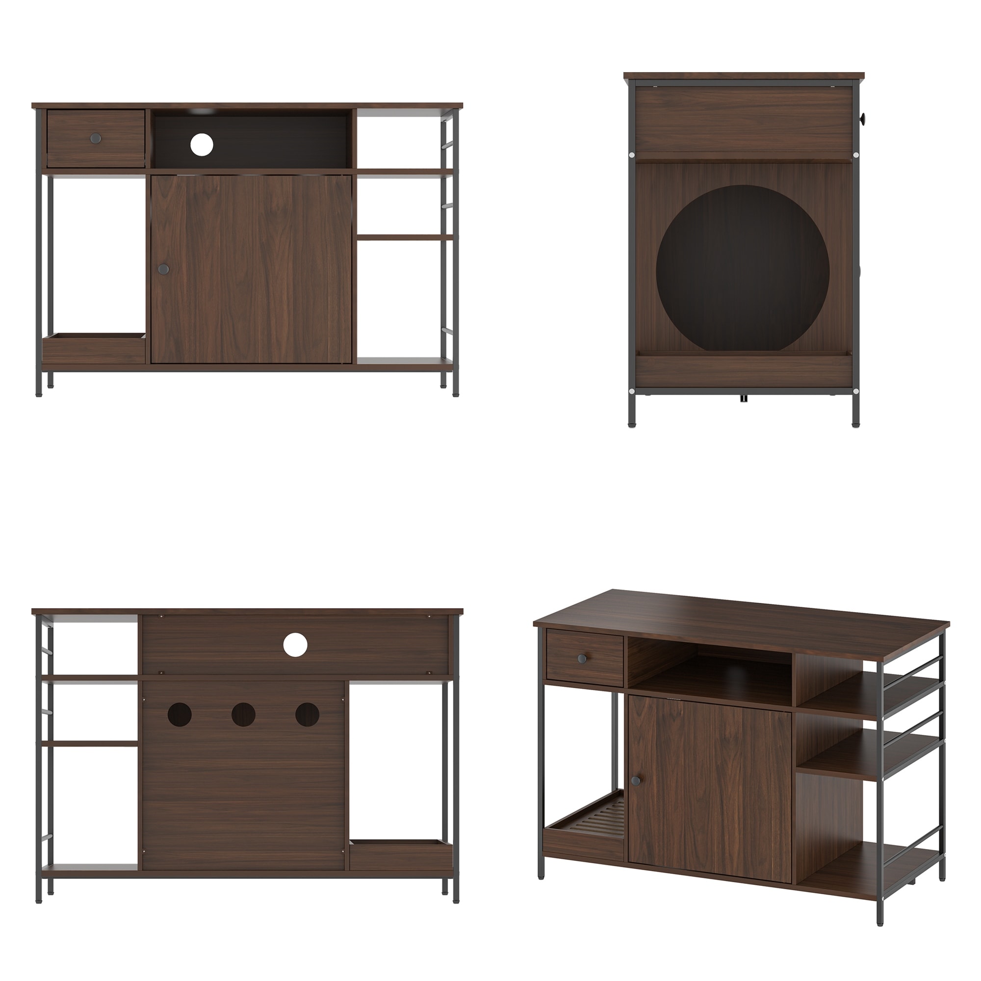 Convenient Storage Solution Cat Litter Box Enclosure w Litter Catcher Bed Bath Beyond 38051570