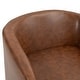 preview thumbnail 162 of 186, Modern Upholstered Barrel Chair Swivel Accent Chair for Living Room