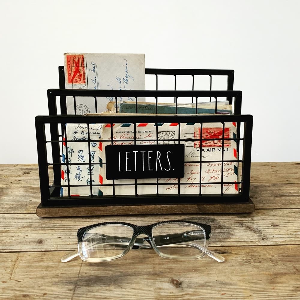 Rae Dunn Desktop Letter Holder/Sorter