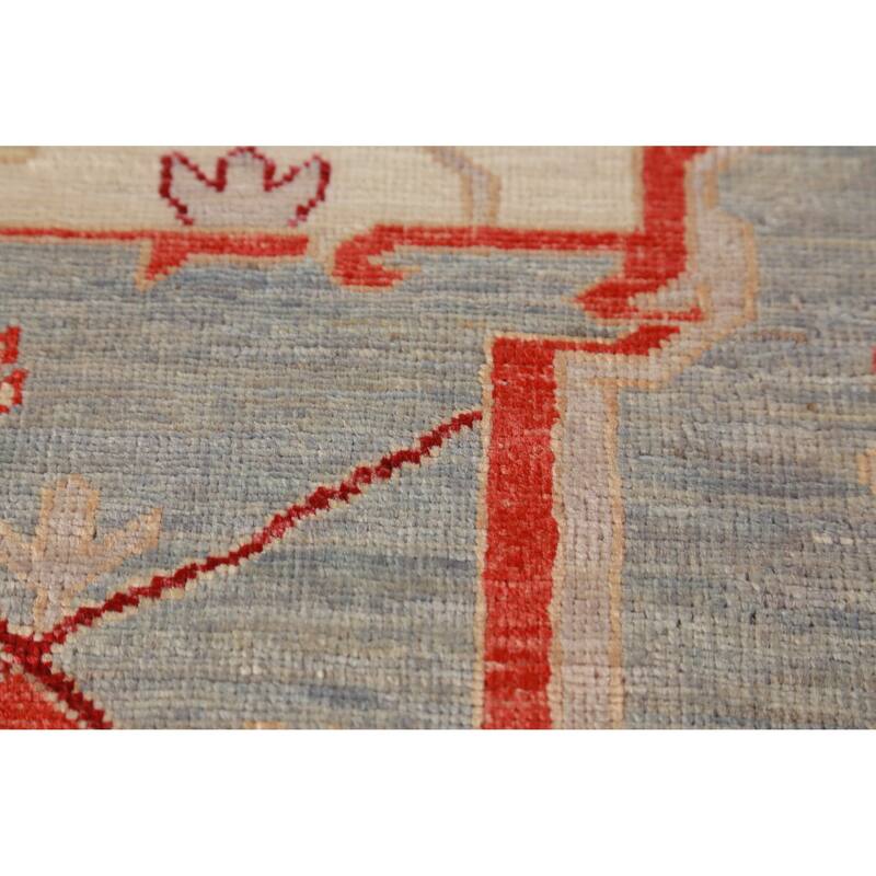 Vegetable Dye Heriz Serapi Oriental Area Rug Hand-Knotted Wool Carpet - 8'0"x 10'1"