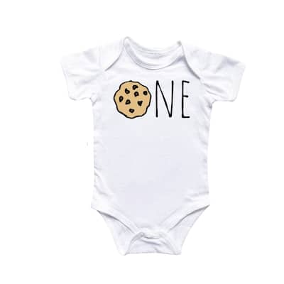 Sweet One Cookie Birthday - Baby Boy Girl Clothes Infant Bodysuit Funny Cute Newborn 2