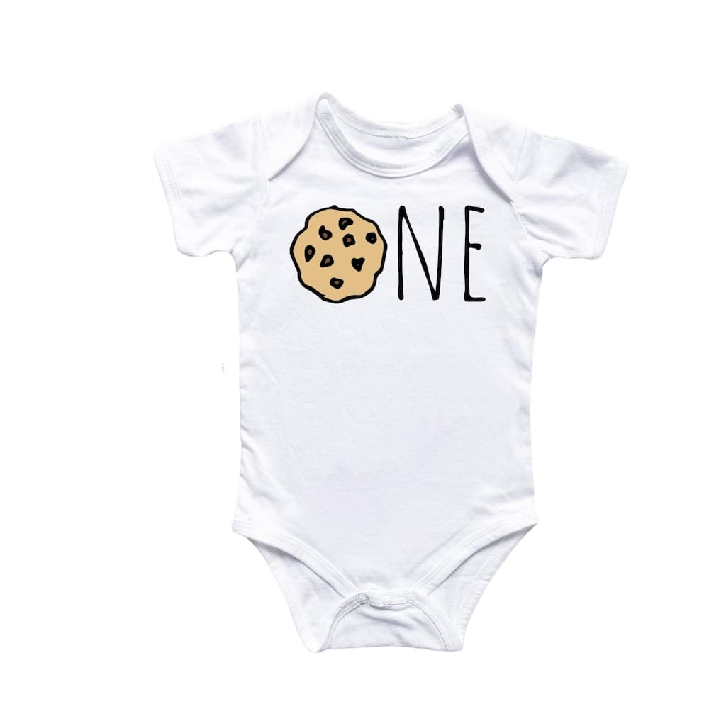 Sweet One Cookie Birthday - Baby Boy Girl Clothes Infant Bodysuit Funny Cute Newborn 2