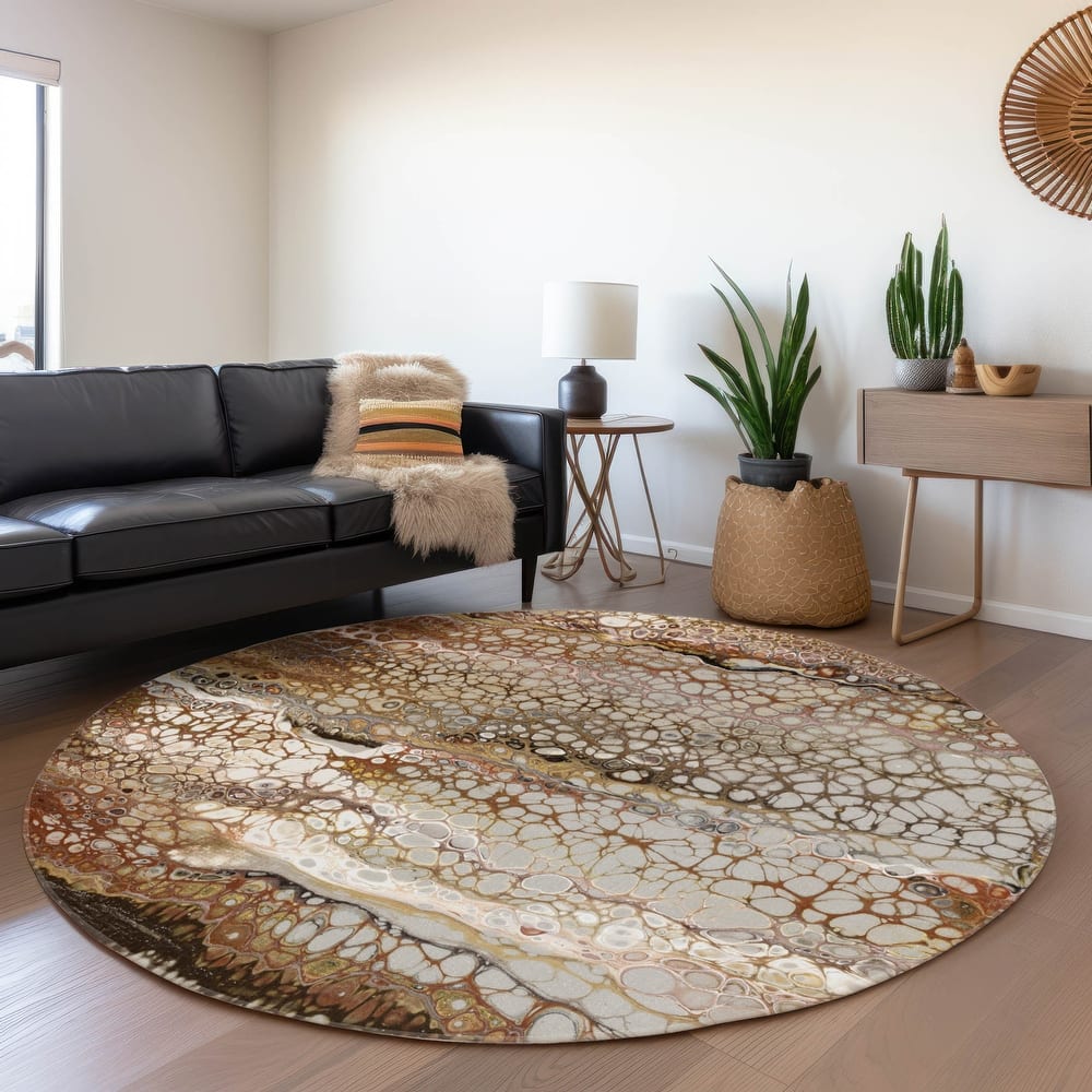 Premium Washable Super Soft Abstract Contemporary Mayfield Rug