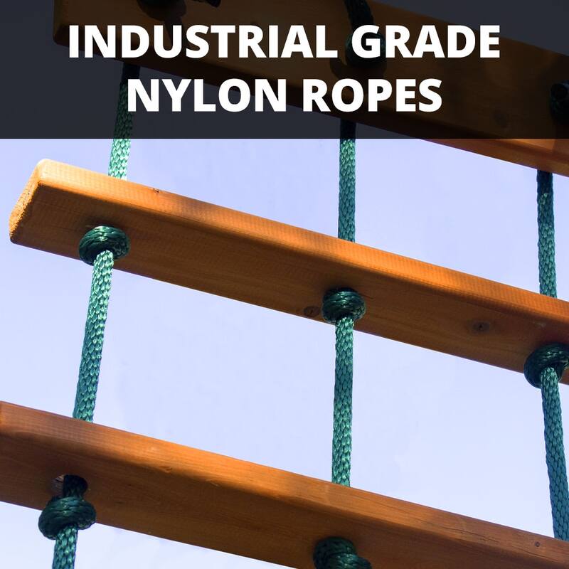 Gorilla Playsets Frontier Outdoor Wooden Swing Set with Tire Swing