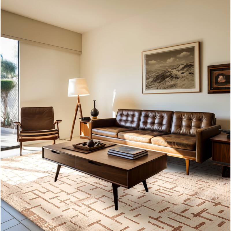 ECARPETGALLERY Hand-knotted Legacy Ivory Silk, Wool Rug - 9'11 x 13'11